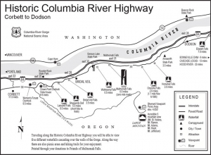 Columbia River Gorge PDF Map.