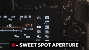 Use a Sweet Spot Aperture