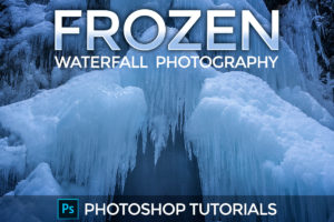 Frozen Waterfall Photoshop Tutorials